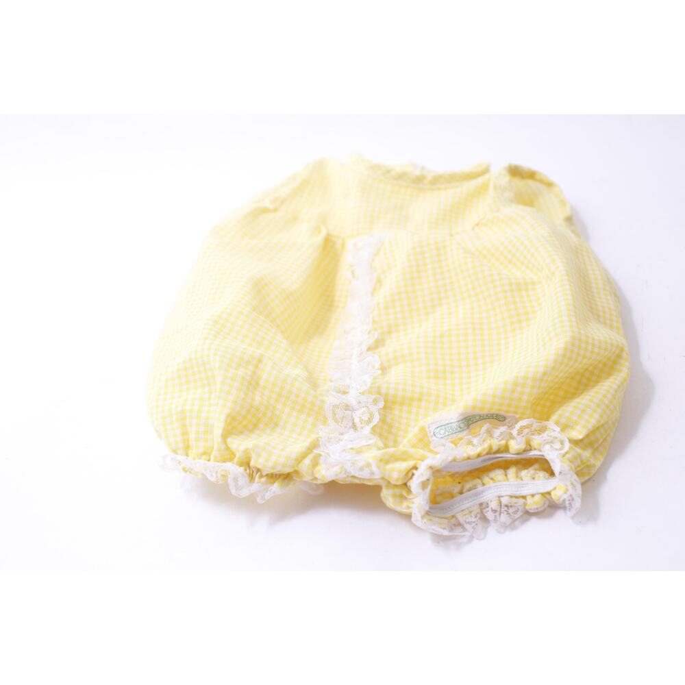 80s Cabbage Patch Kids, Yellow Doll Panties with White Lace, Doll Clothing,